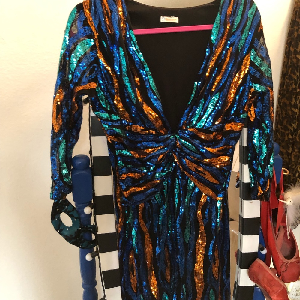 Sequin vintage dress